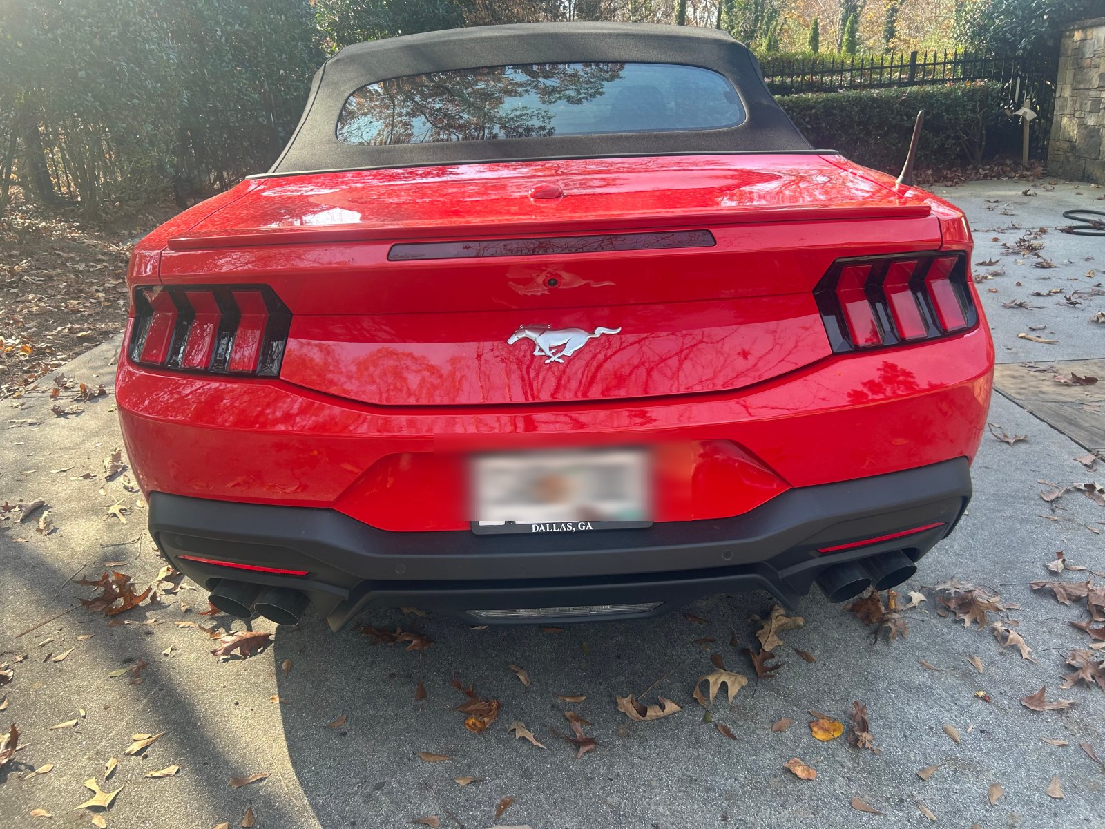 Mustang Convertible - before
